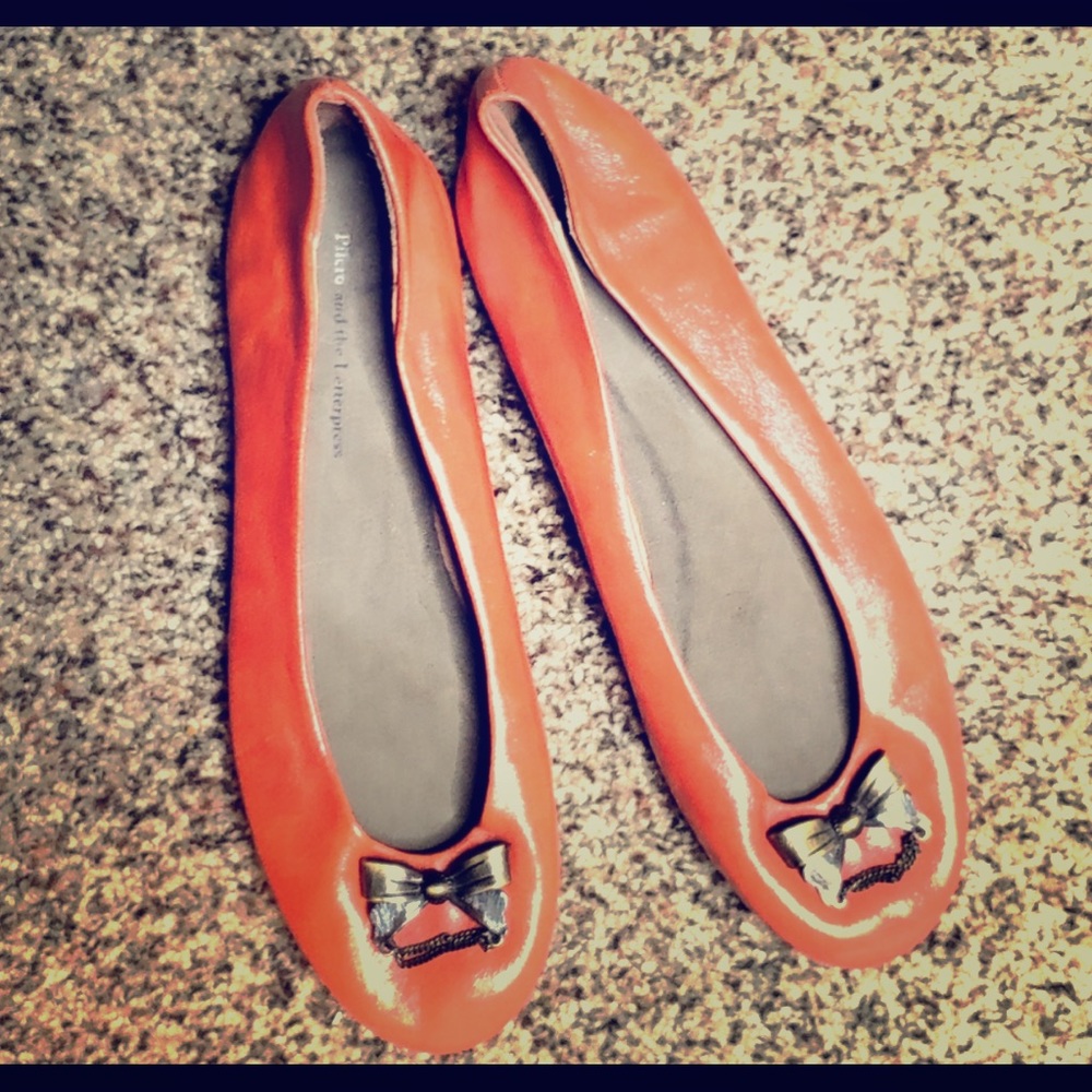 Pilcro and The Letterpress | Brass Bow Ballet Flat